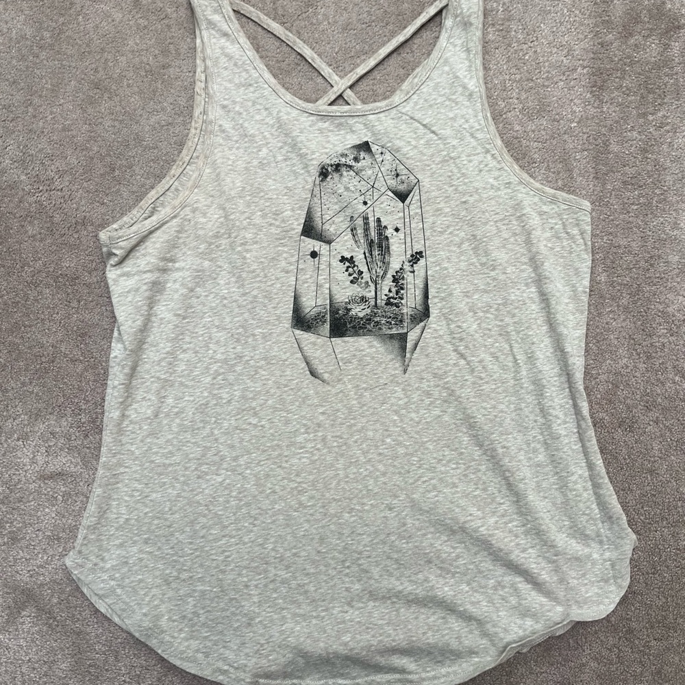 Will Call tank top, large, 60% cotton, 40% polyester